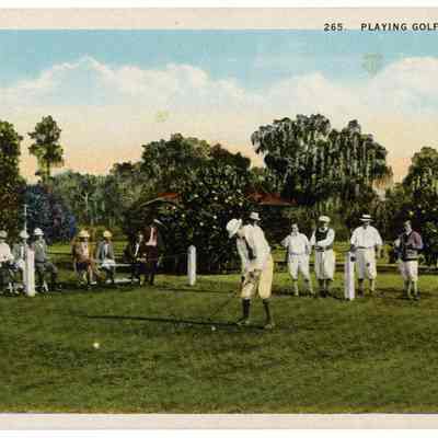 Playing Golf in Florida