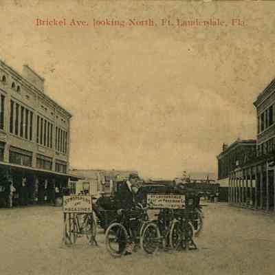 Looking North on Brickell Avenue From New River c.1915