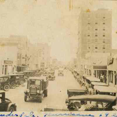 Downtown Fort Lauderdale after the Sept. 18, 1926 Hurricane Boats High & dry after the Sept. 18, 1926 Hurricane in Foit Lauderdale, Fl.