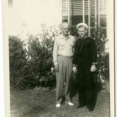 Thomas Hubbell and unidentified Man