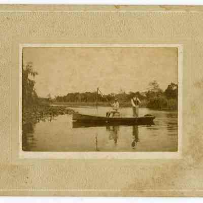 Two African-Americans Fishing on the New River