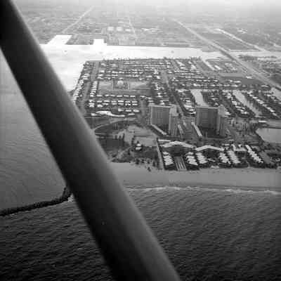 Aerial of Breakwater Development 1962