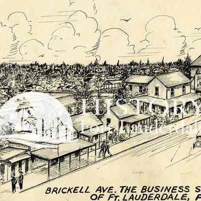 Brickell Ave the Business Street Ft Lauderdale 1919