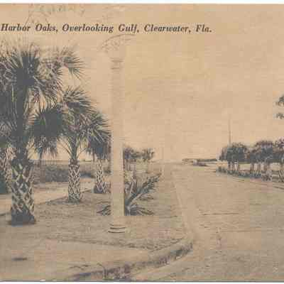 Street in Harbor Oaks, Overlooking Gulf, Clearwater, Fla.