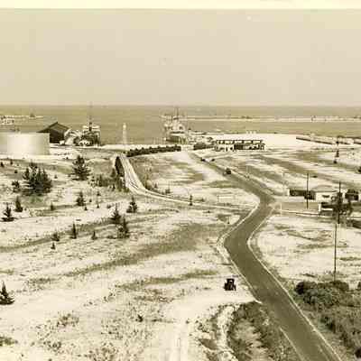 Aerial View of Port Everglades 1934