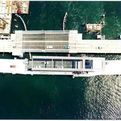 Aerial of 17th St Bridge
