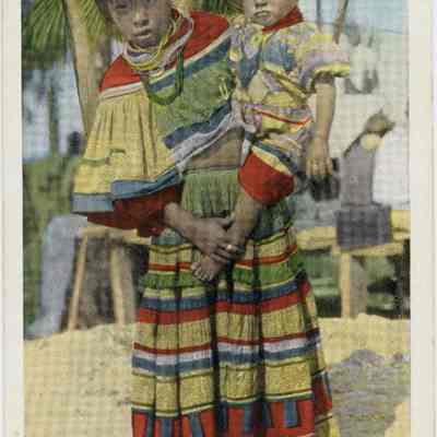 Seminole Indian Children, Florida