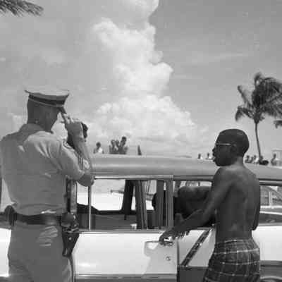 Police and Protestors at Wade-In