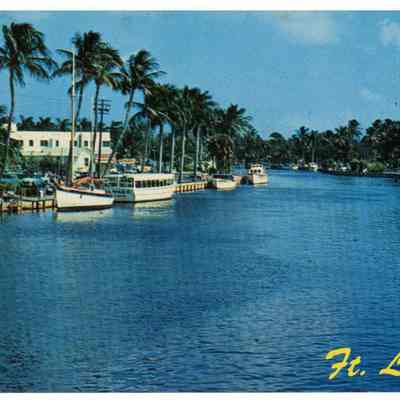 Abeona II Docked on New River (Welcome Ft. Lauderdale, Fla.)
