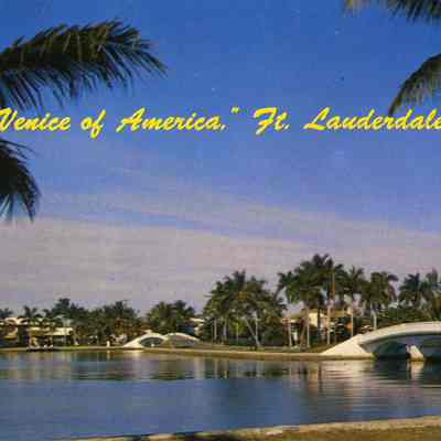 "Venice of America". Fort Lauderdale, Florida.