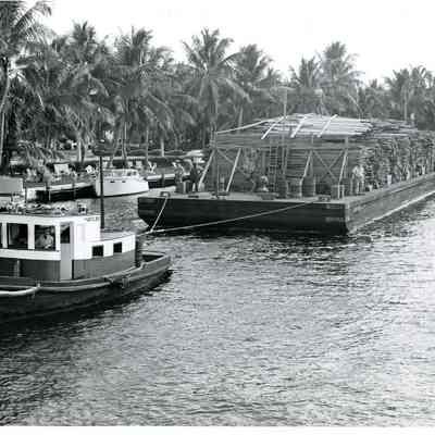 A Barge of Lumber on New River