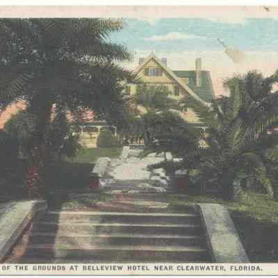A Glimpse of the Grounds at Belleview Hotel near Clearwater, Florida.