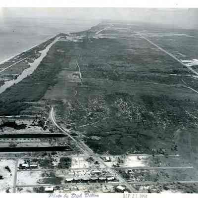 Aerial View of Deerfield Beach Looking South from SE 4th Court 1954