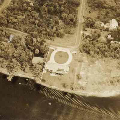 Aerial View of Follansbee Home, 1632 Brickell Drive, Fort Lauderdale, Florida