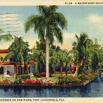 A Waterfront Estate in Florida / The Erkins Residence on New River, Fort Lauderdale, Fla.