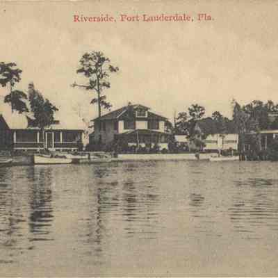 Residence of Judge J. F. Bunn, Riverside, Fort Lauderdale, early 1900s