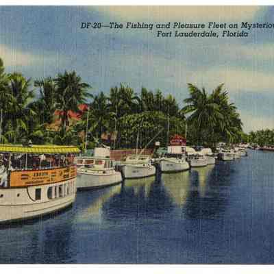The Fishing and Pleasure Fleet on Mysterious New River, Fort Lauderdale, Florida