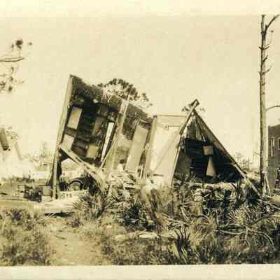 A completely demolished home caused by the Sept. 18, 1926 Hurricane,