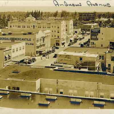 A view of Andrews Avenue.