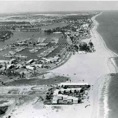 Aerial Looking North from Bahia Mar