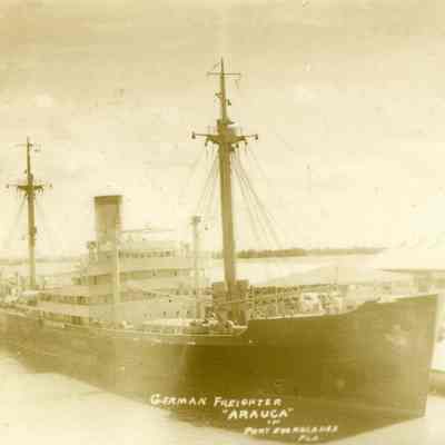 German Freighter "Arauca" docked at Port Everglades Fl. German Freighter "Arauca" docked at Port Everglades Fl.