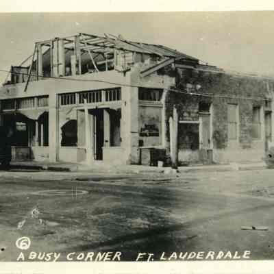 Damage to a building done by the Sept. 18, 1926