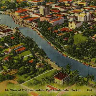 Air View of Fort Lauderdale, Fort Lauderdale, Florida.