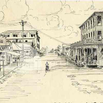 Ft Lauderdale looking South Brickell Av 1910