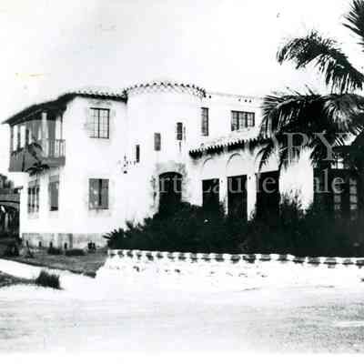 View of two story house