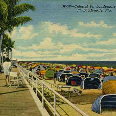 Colorful Ft. Lauderdale Beach, Ft. Lauderdale, Fl.