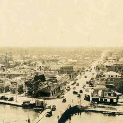 An aerial view of downtown Fort Lauderdale Sept. 18, 1926 Hurricane