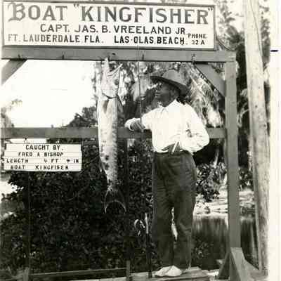 Fred Bishop with his Catch
