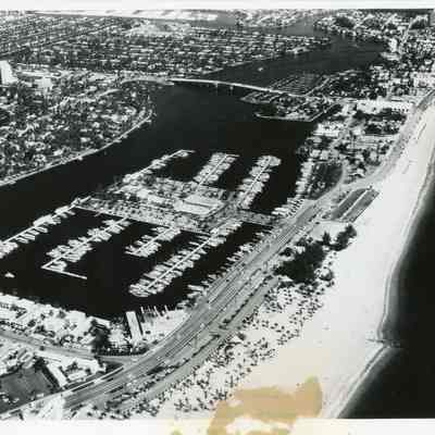 Aerial View of Bahia Mar Yacht Center