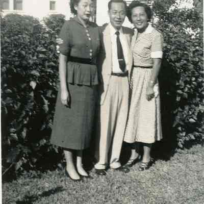 Peggy, George & Jeanne Moy