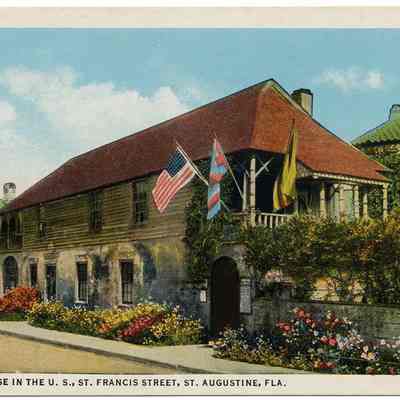 Oldest House in the U. S., St. Francis Street, St. Augustine, Fla.
