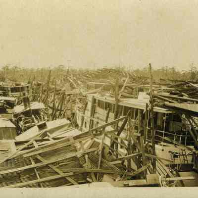 Boat Storage Facility Hurrican Damage 1926