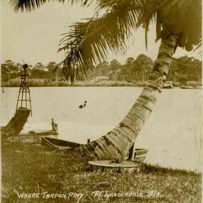 Sunkel Point on Las Olas Bay "Where Tarpon Play" c.1920