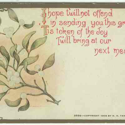 I hope 'twill not offend...