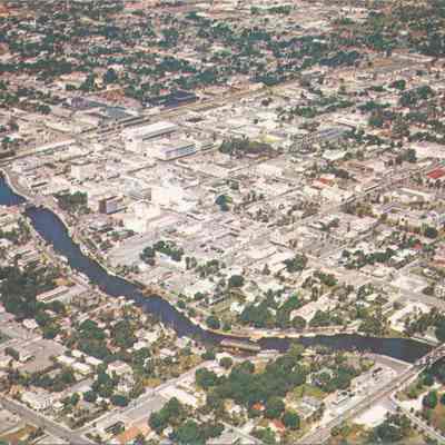 Aerial View of Fort Lauderdale Looking Northwest