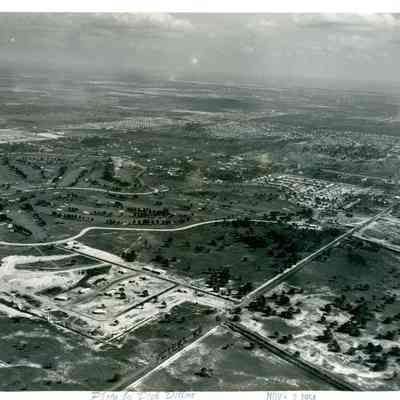 Aerial View of Fort Lauderdale Gold and Country Club Looking Northeast 1954