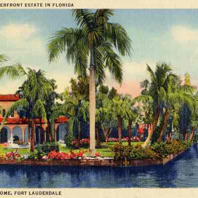 A Waterfront Estate in Florida / The Erkins' Home, Fort Lauderdale, Fla.