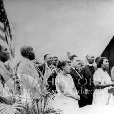 Eula Johnson and Dr. Von Mizell
