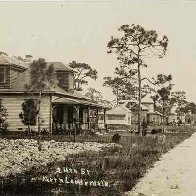 Unidentified Houses, 24th Street, North Lauderdale, early 1900s