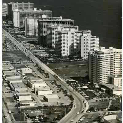 Aerial View of Galt Ocean Mile Looking North