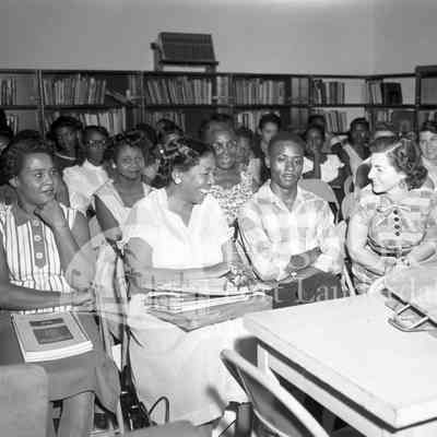 Blanche Ely at Hearing 1956