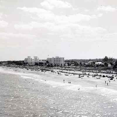 Lauderdale Beach and Tradewinds Hotels at the Beach c.1940