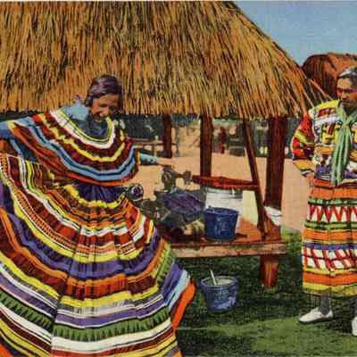 A Seminole Indian Bride, Florida
