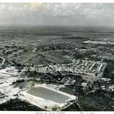 Aerial View of Fort Lauderdale Gold and Country Club Looking Northwest 1954