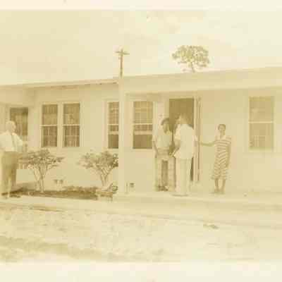 First Tenants Moving into Dixe Court Housing Project 1940
