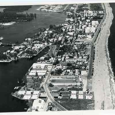 Aerial View of the Beach Looking North from the Casino Pool